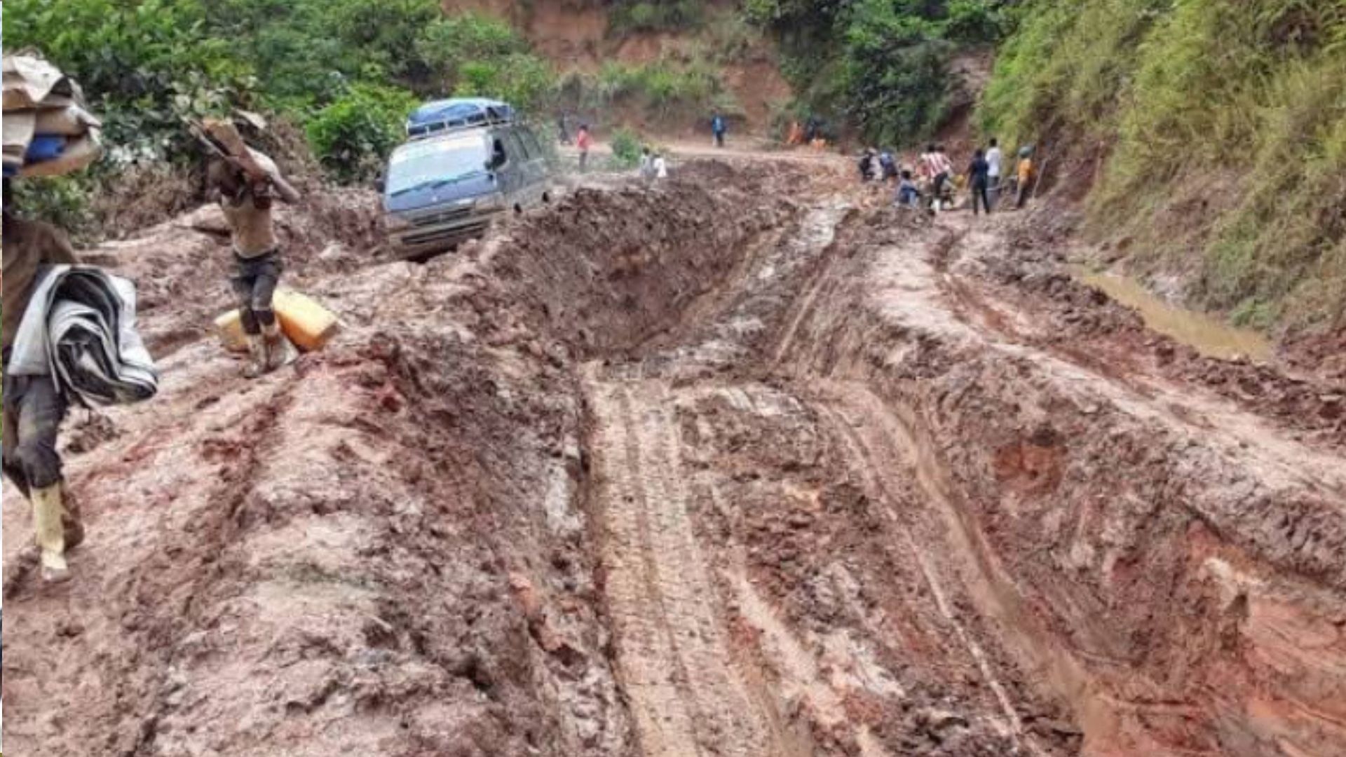 Lubero : le tronçon routier Miriki – Luofu en délabrement très avancé