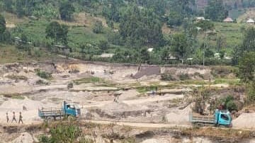 Idjwi : 28 familles en danger suite à l'exploitation du sable le long de leurs habitations à Karhulo